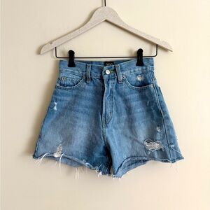 BDG Urban Outfitters A Line Denim Shorts Womens Size 24 Distressed